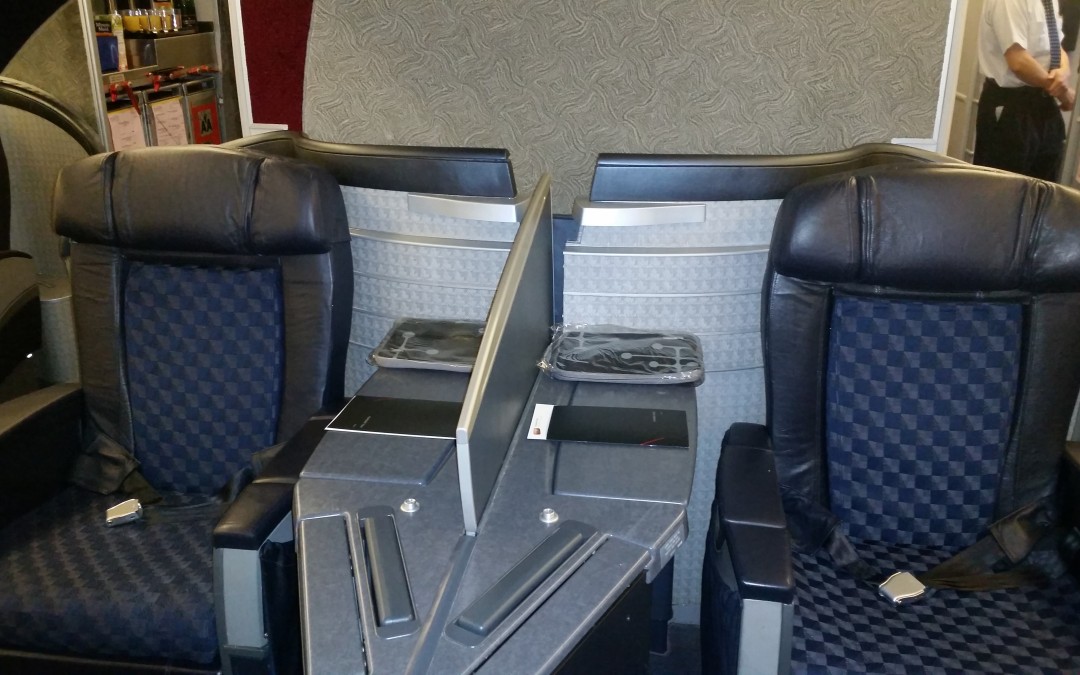 Review:  American Airlines First Class, NRT – ORD