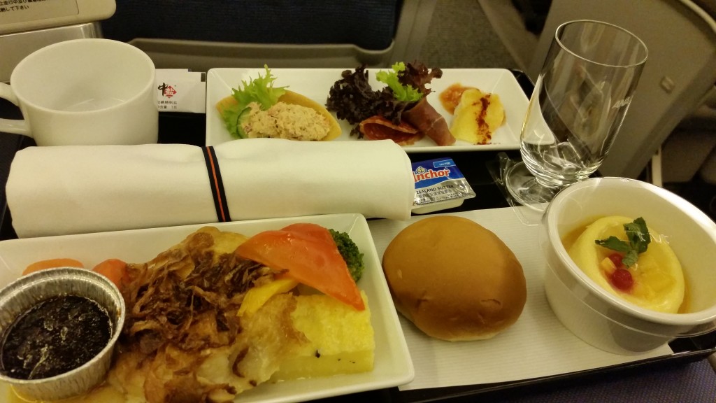 ana business class reviews shanghai to tokyo