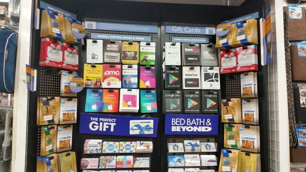  gift cards sold at bed bath and beyond