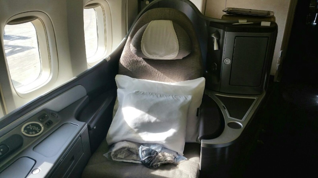 united airlines 747 first class trip report