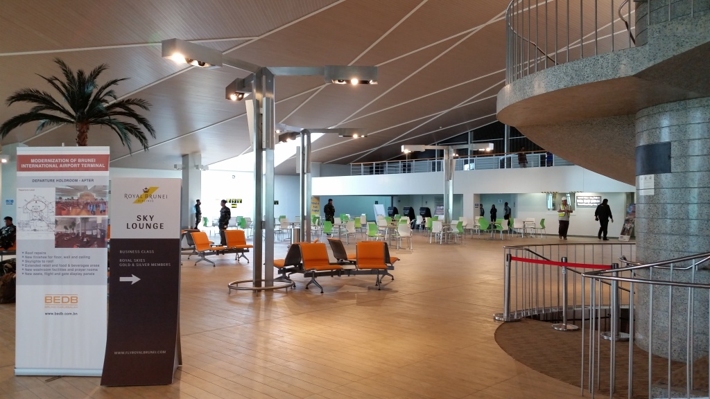 location brunei airport lounge