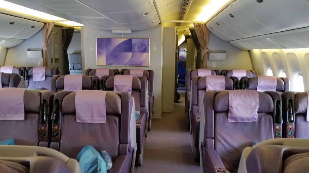 singapore airlines business class cabin 777-200