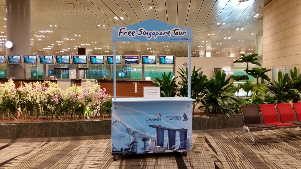 free Singapore tour from changi airport