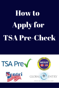 tsa precheck application process