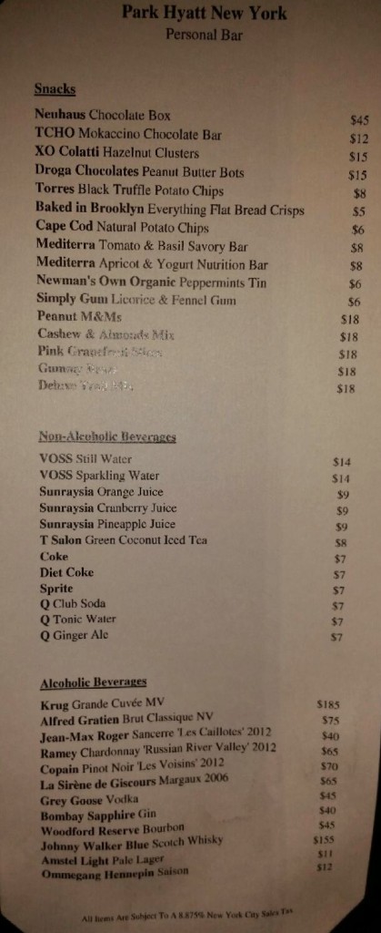 park hyatt hotel nyc reviews
