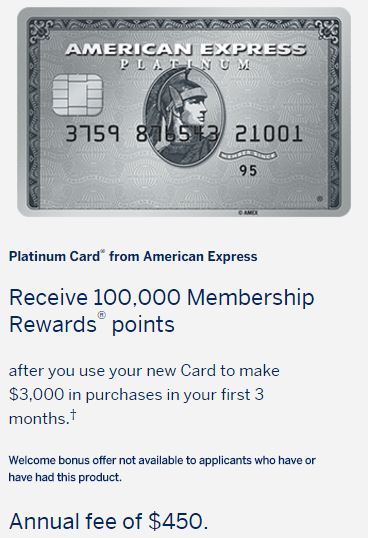 amex platinum 100k - The Travel Sisters