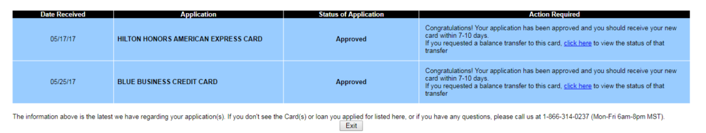 how to check American Express credit card Application Status and reconsideration line