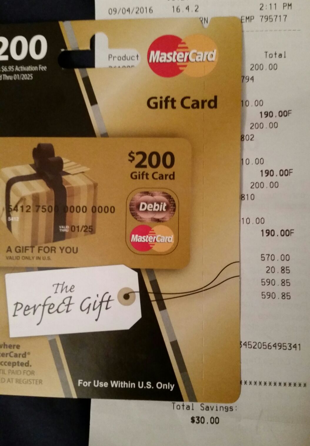 15 Off 300 Purchase of MasterCard Gift Cards at OfficeMax & Office