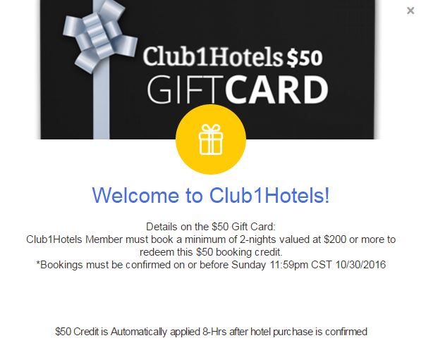 $50 Off Hotel Booking Credit + Last Days to Sign Up for FREE Travel Club Membership & Enter $250 Hotel Credit Giveaway