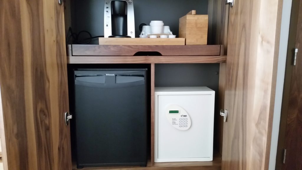 Hyatt Centric Waikiki Beach mini refridgerator