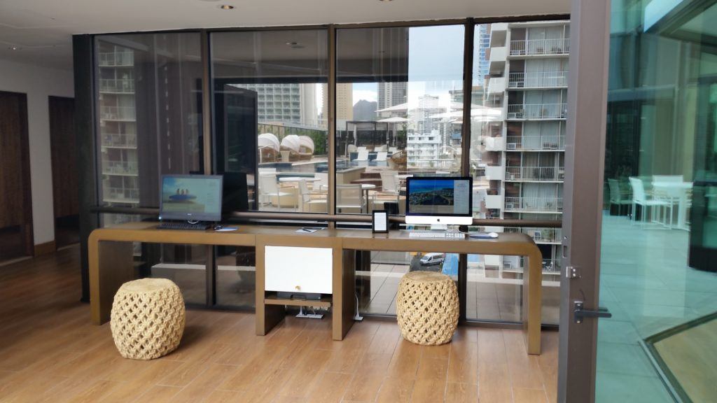 Hyatt Centric Waikiki business center