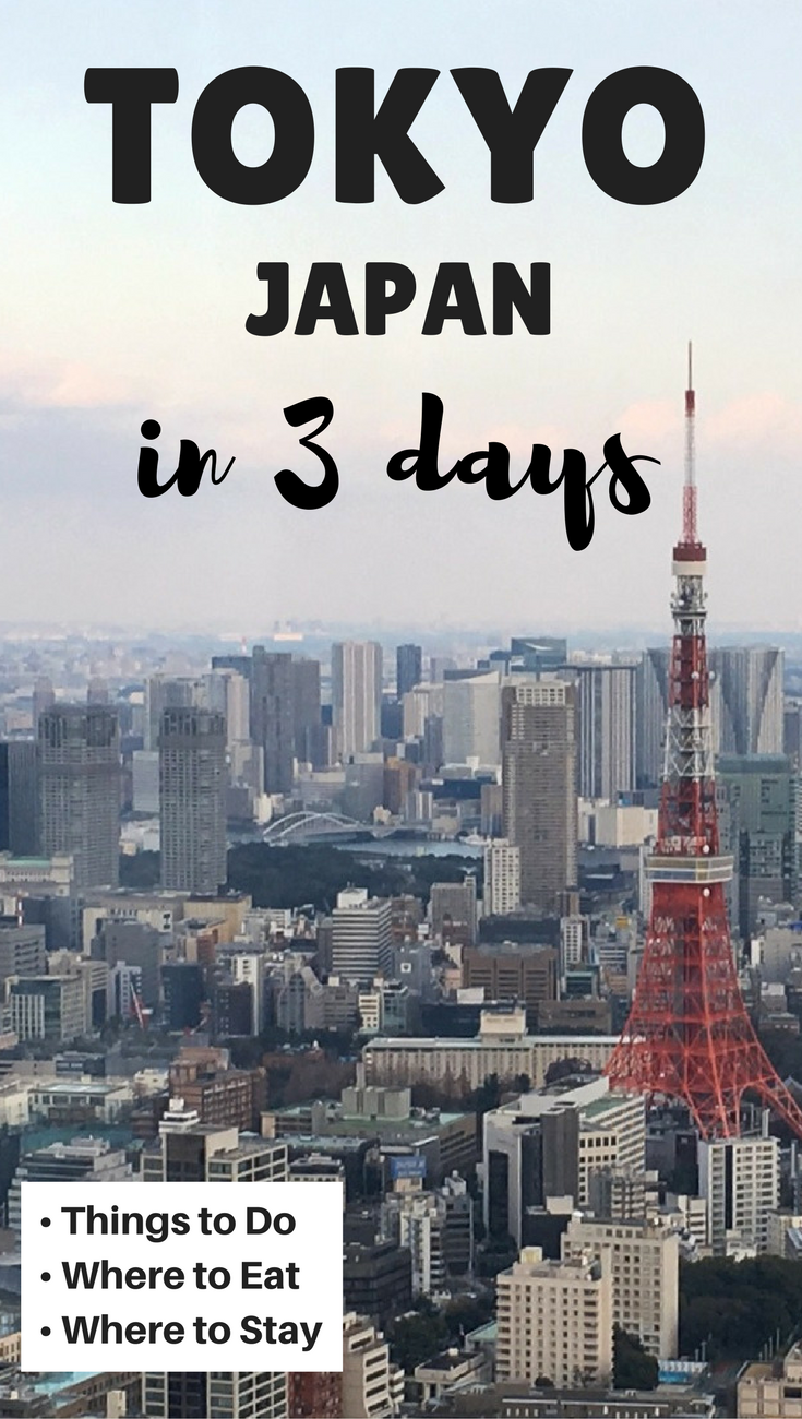 tokyo visit in 3 days