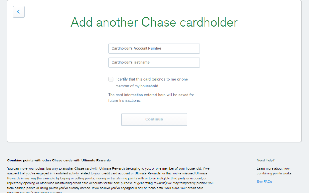 Can You Transfer Chase Ultimate Rewards Points to Another Person?