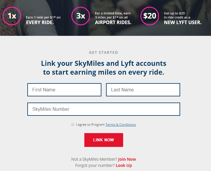 Earn Free Delta Miles For Lyft Rides partnership