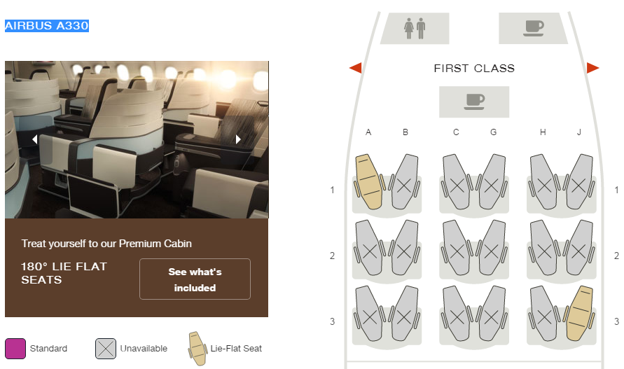 Hawaiian Airlines Seating Chart A330