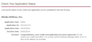 how to check your bank of america credit card application status