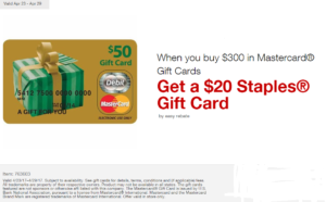 staples easy rebates mastercard april 2017