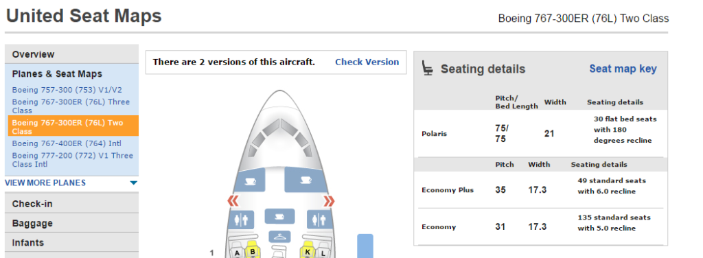 united first class flat beds to hawaii