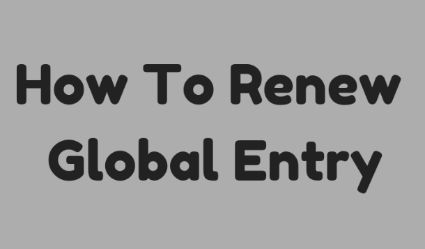 global entry login renewal