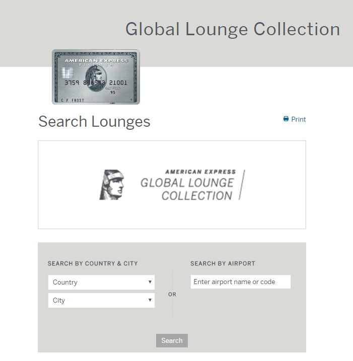 Amex Corporate Card Benefits Lounge Access