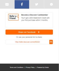 Discover Card Referral