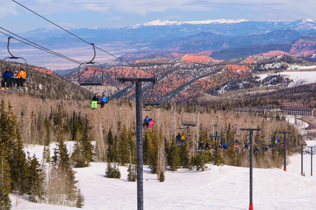 Snowtubing at Brian Head Resort is one of things to do in cedar city