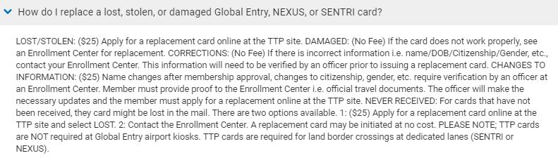 How To Replace A Lost Global Entry Card The Travel Sisters