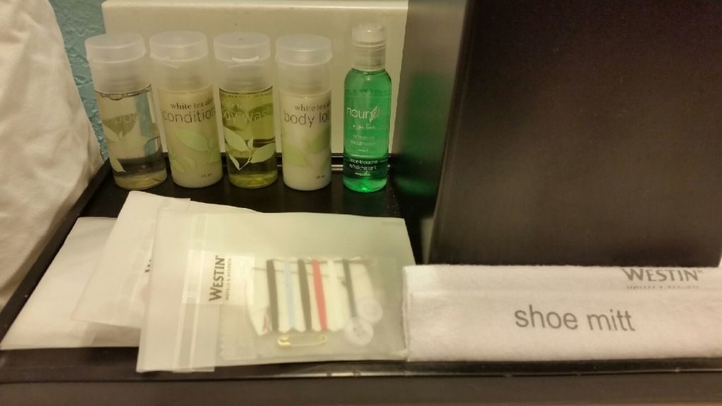 free toiletries at Westin resort grand cayman reviews