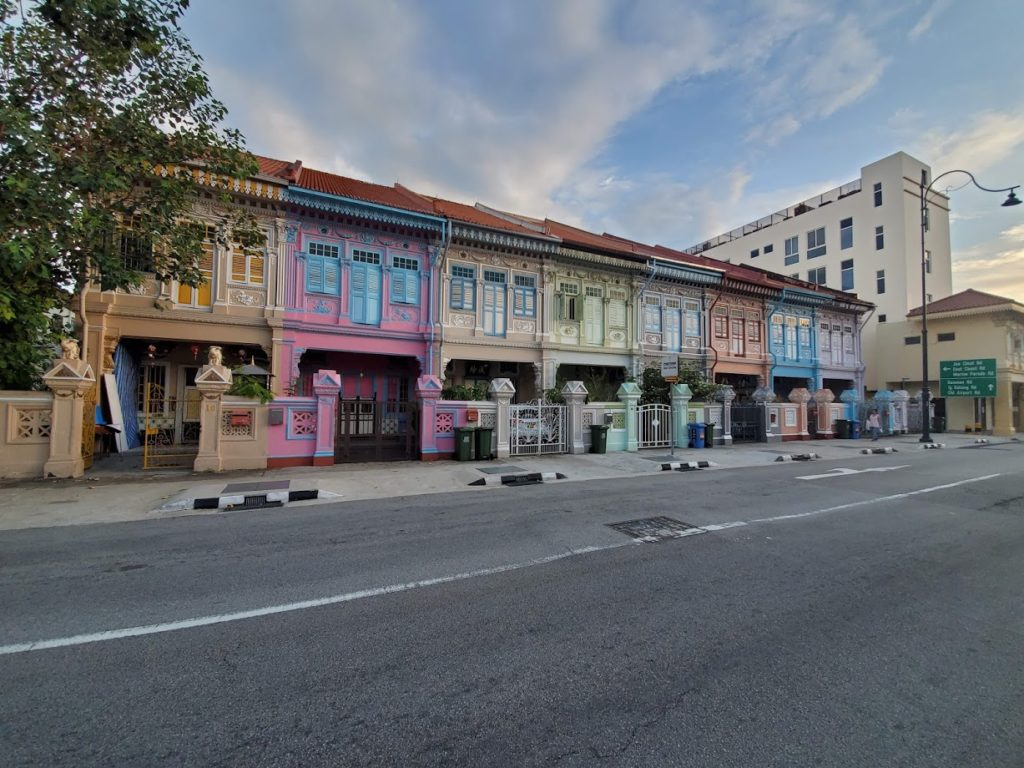 instaworthy Koon Seng Road with pretty pastel colored buildings