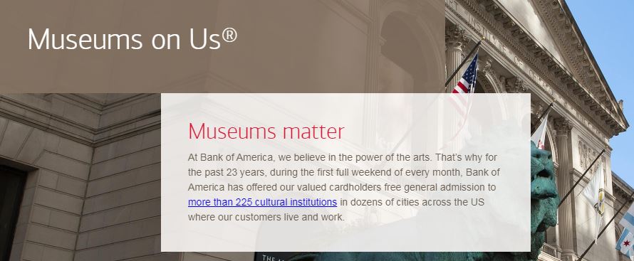 Bank of America Free Museum Days for 2023