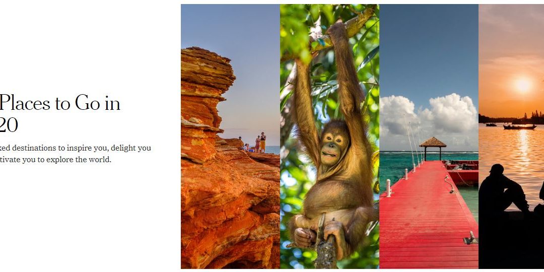 New York Times 52 Places to Go in 2020