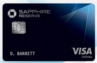 Sapphire Reserve Card Changes Effective January 12, 2020