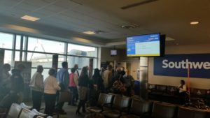 Southwest Airlines boarding process