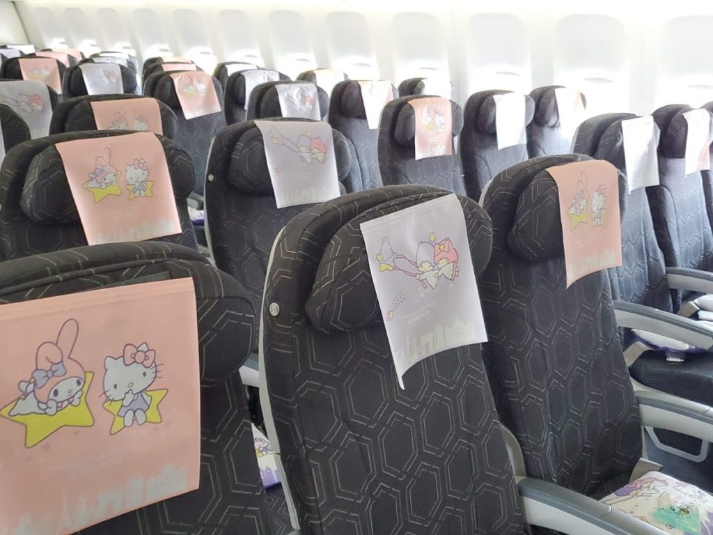 EVA Air Boeing 777-300ER economy class seats