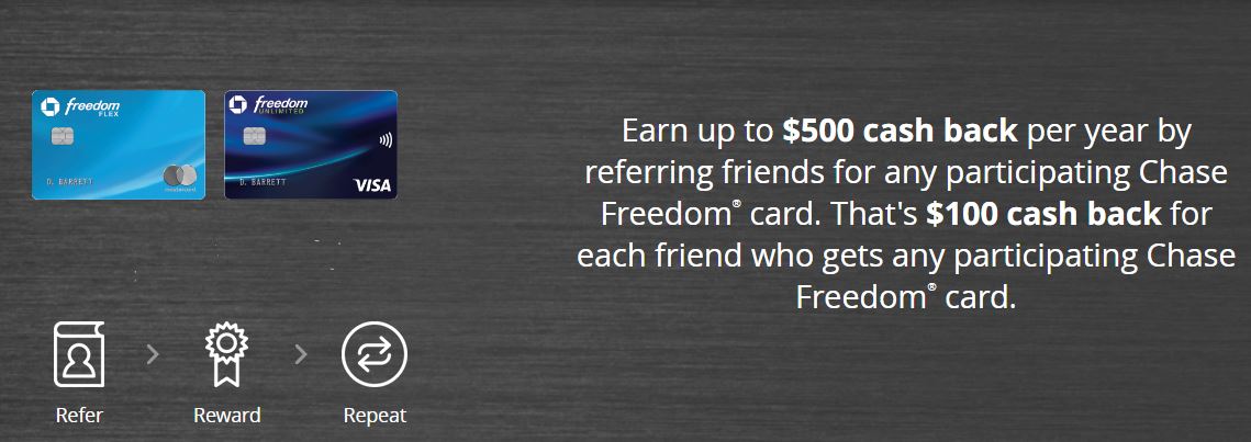 Earn $500 Per Year for Referrals to Chase Freedom Flex & Freedom ...