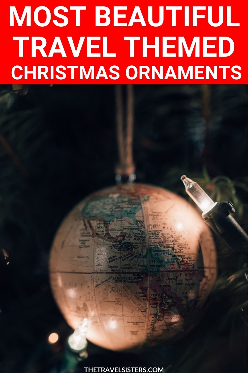 Travel Themed Christmas Ornaments