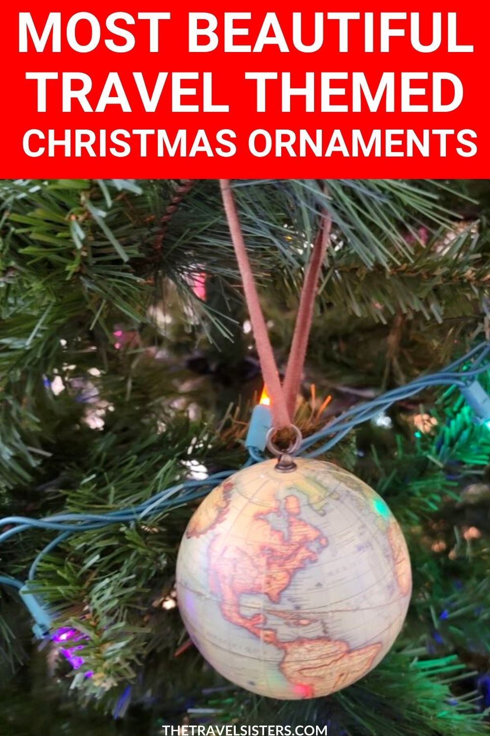 Travel Themed Christmas Tree Ornaments